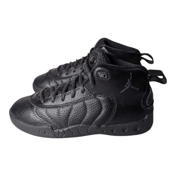 NIKE Air Jordan Jumpman Pro "Black Metallic Silver" GS Sneakers Size 3Y - Picture 2 of 13